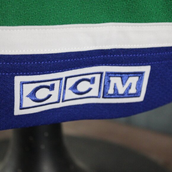 Vancouver Canucks Jersey (Retro) - CCM Vintage Series Away Blue - Men's Medium - Picture 7 of 8